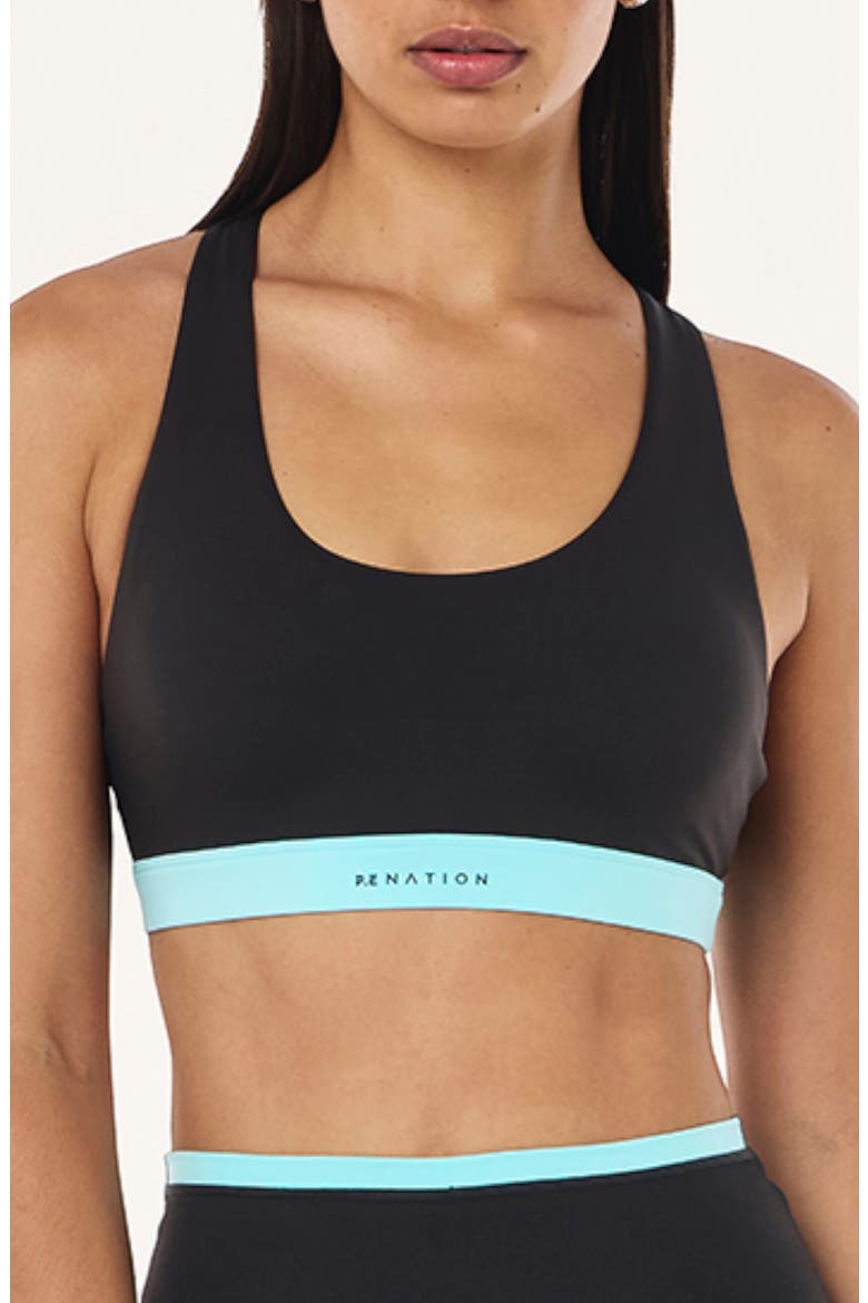Lumify Strappy Sports Bra, Main, color, SMOKESTONE
