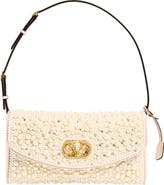 Valentino Garavani Small Devain Faux Pearl Clutch