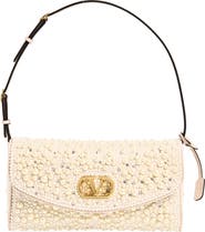 Valentino Garavani Small Devain Faux Pearl Clutch