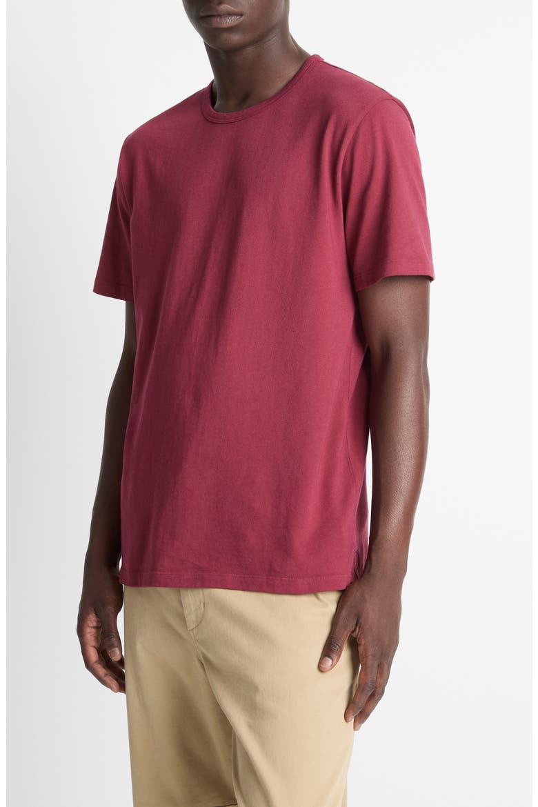 Solid T-Shirt, Alternate, color, WASHED PORT