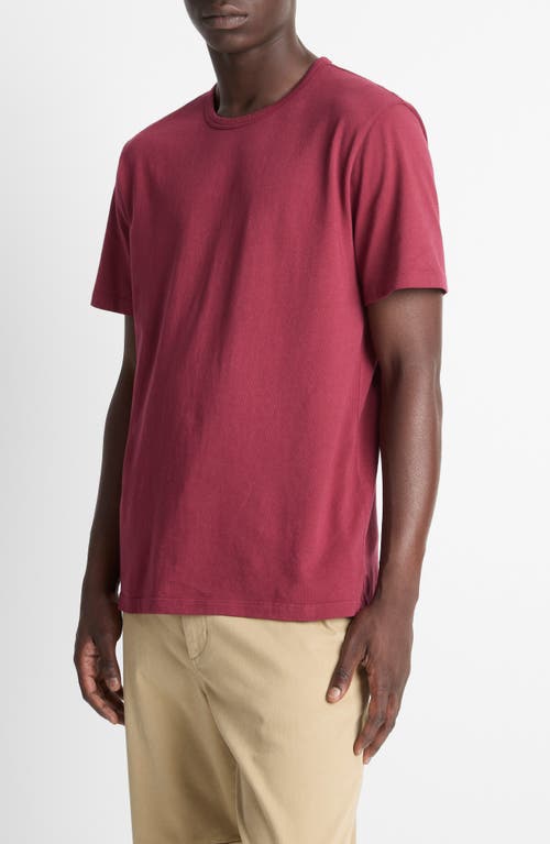 Vince Solid T-shirt In Brown