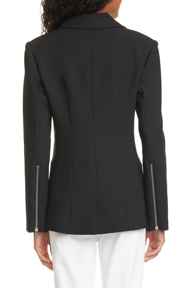 Cinq à Sept Kym Zip Cuff Blazer, Alternate, color,