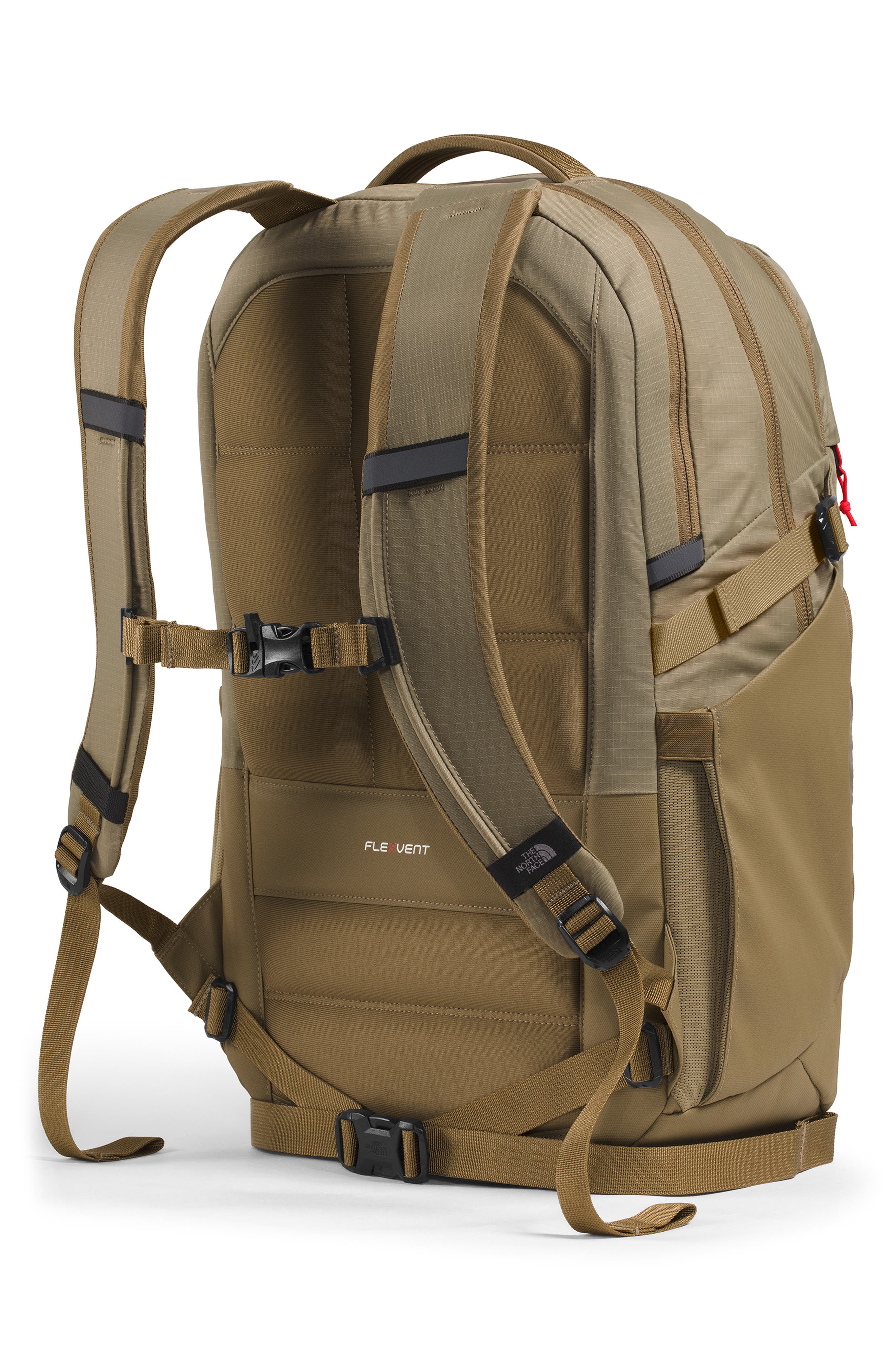 Router Water Repellent Nylon Ripstop Backpack, Alternate, color, CEDAR/ LAVA RED