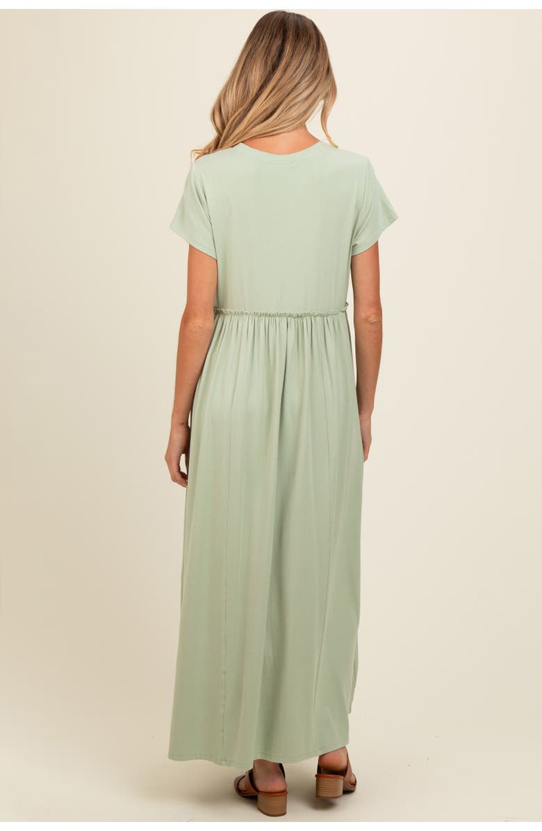 PinkBlush Ruffle Trim Maxi Dress, Alternate, color, 