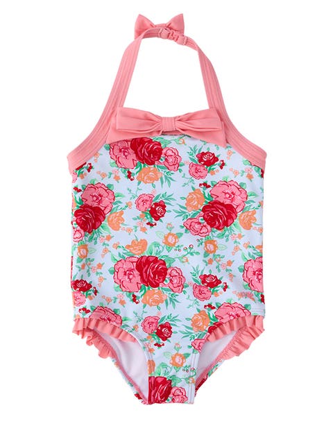 Halter UPF50+ One Piece Swimsuit