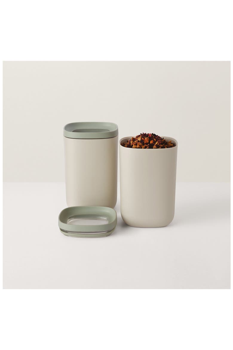 Leo Balance 2-Piece Large Covered Food Container Set, Alternate, color, GREY