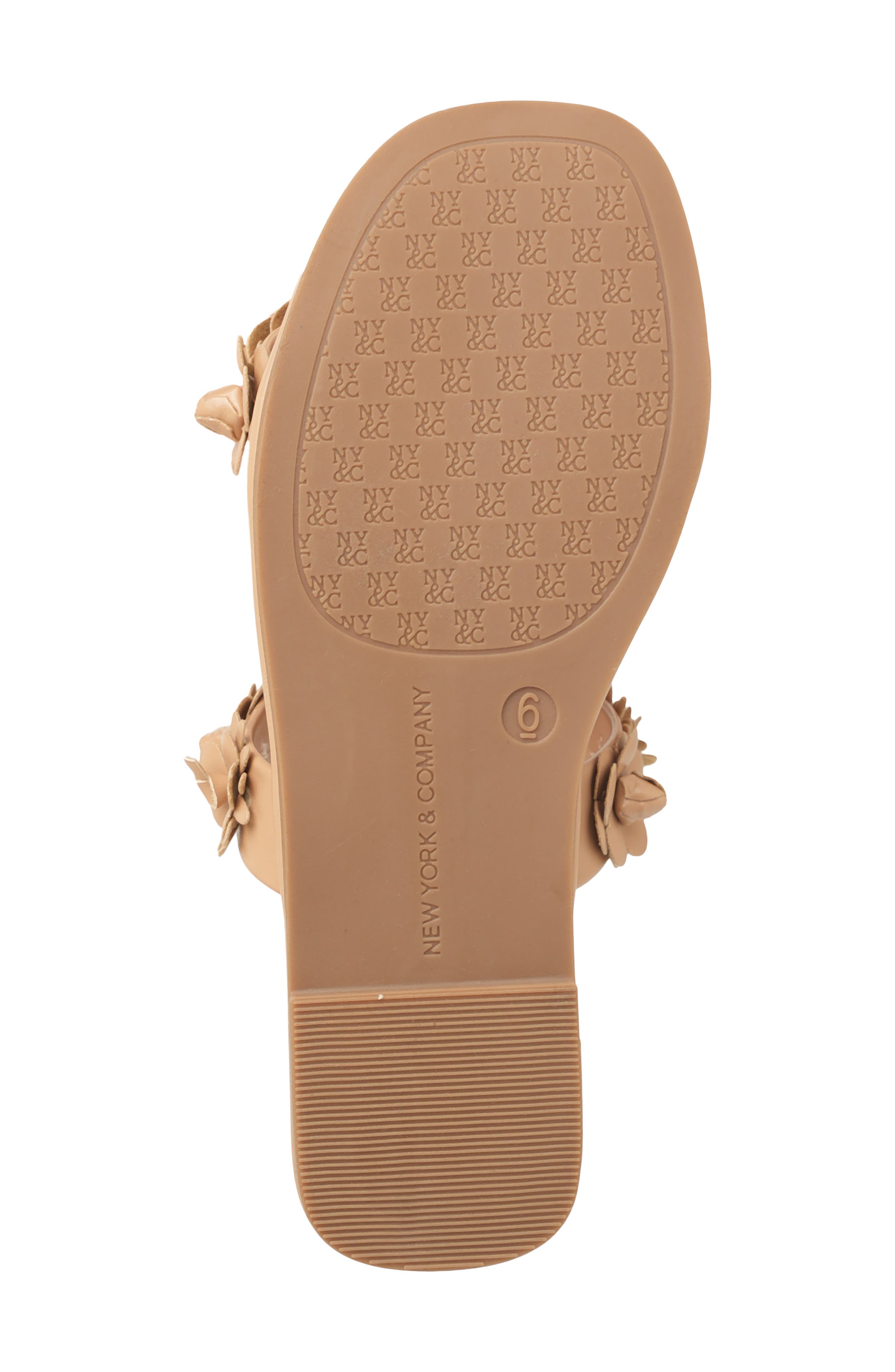 NEW YORK AND COMPANY Poppy Slide Sandal, Alternate, color, Beige