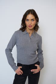 Central Park West Jay Studded Polo