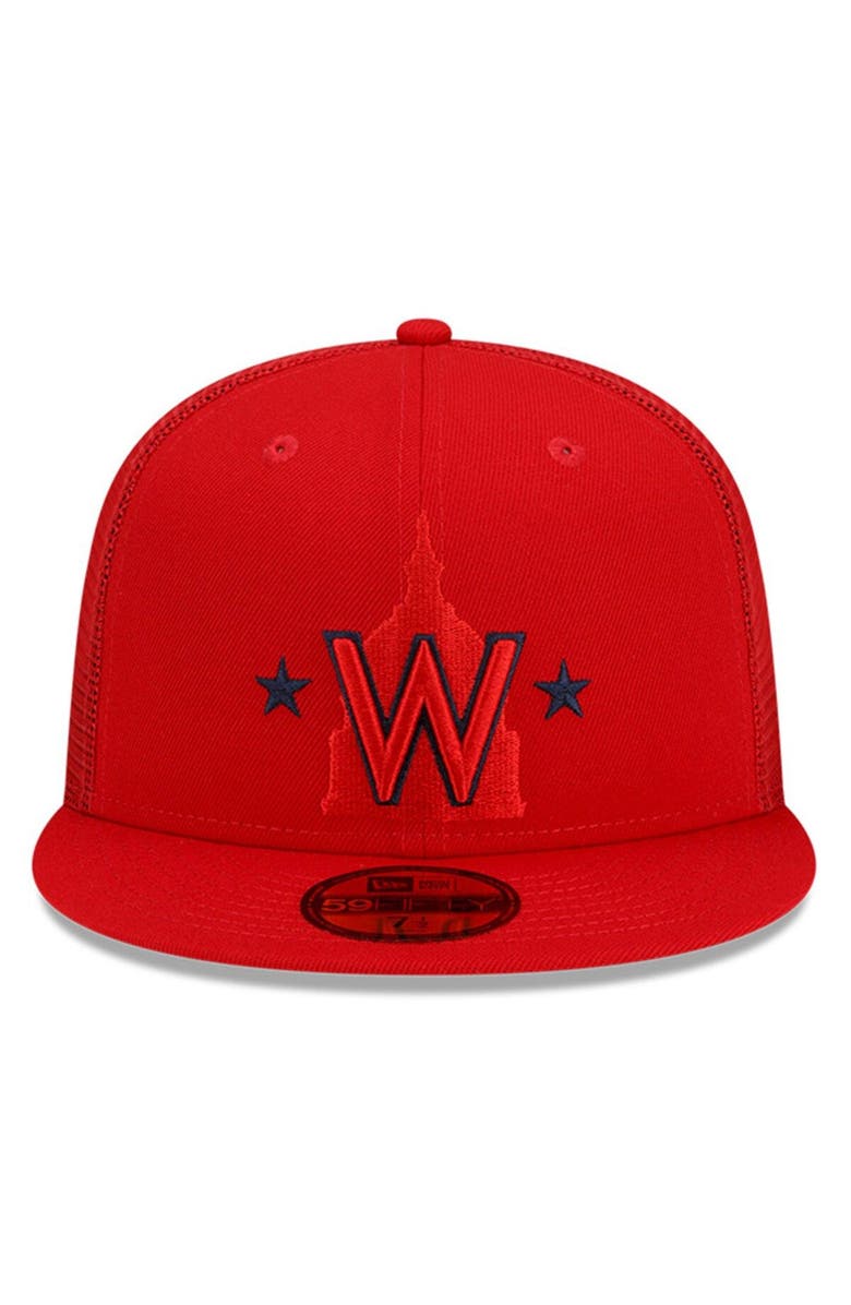 New Era Men's New Era  Red Washington Nationals 2023 Batting Practice 59FIFTY Fitted Hat, Alternate, color, 