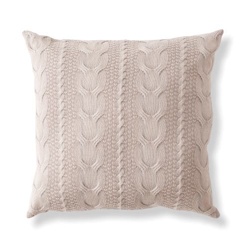 Napa Home & Garden Hollyn Square Euro Throw Pillow In Neutral