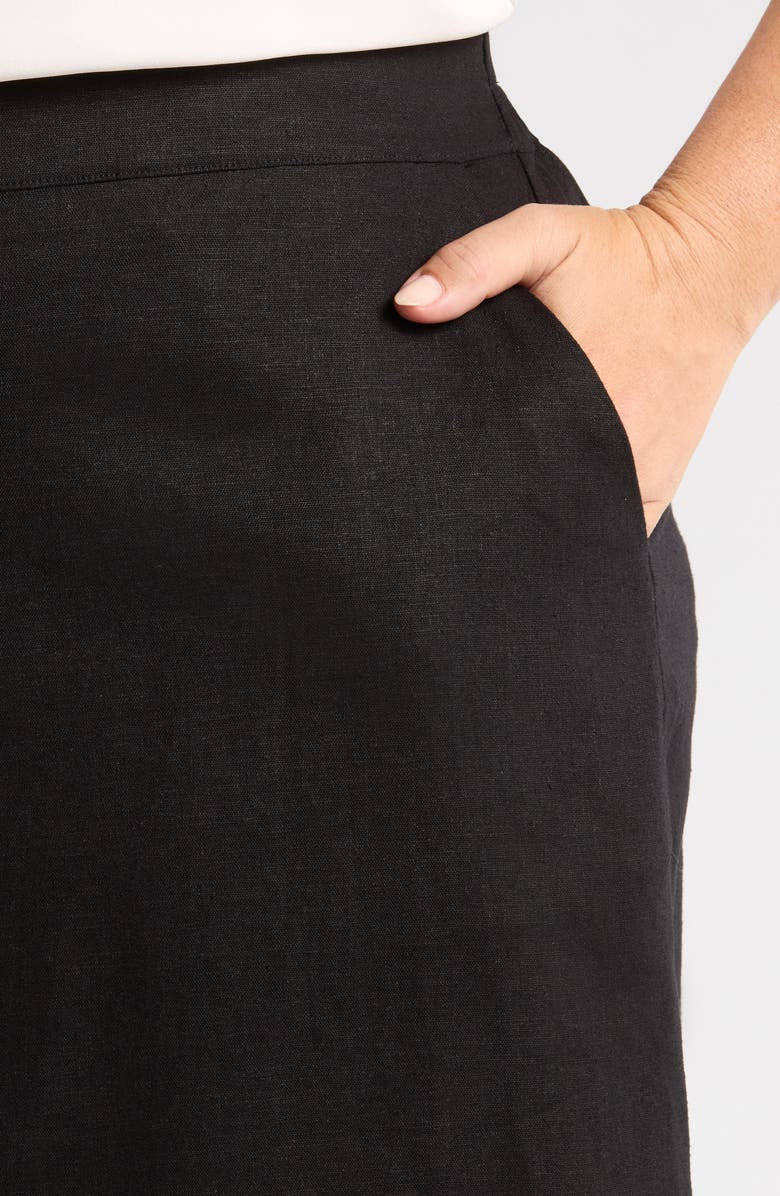 Universal Standard Wooster Linen Blend Pencil Skirt, Alternate, color, 