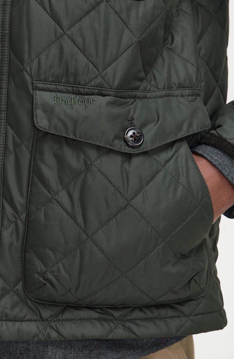 Barbour Hornby Quilted Jacket, Alternate, color, Sage