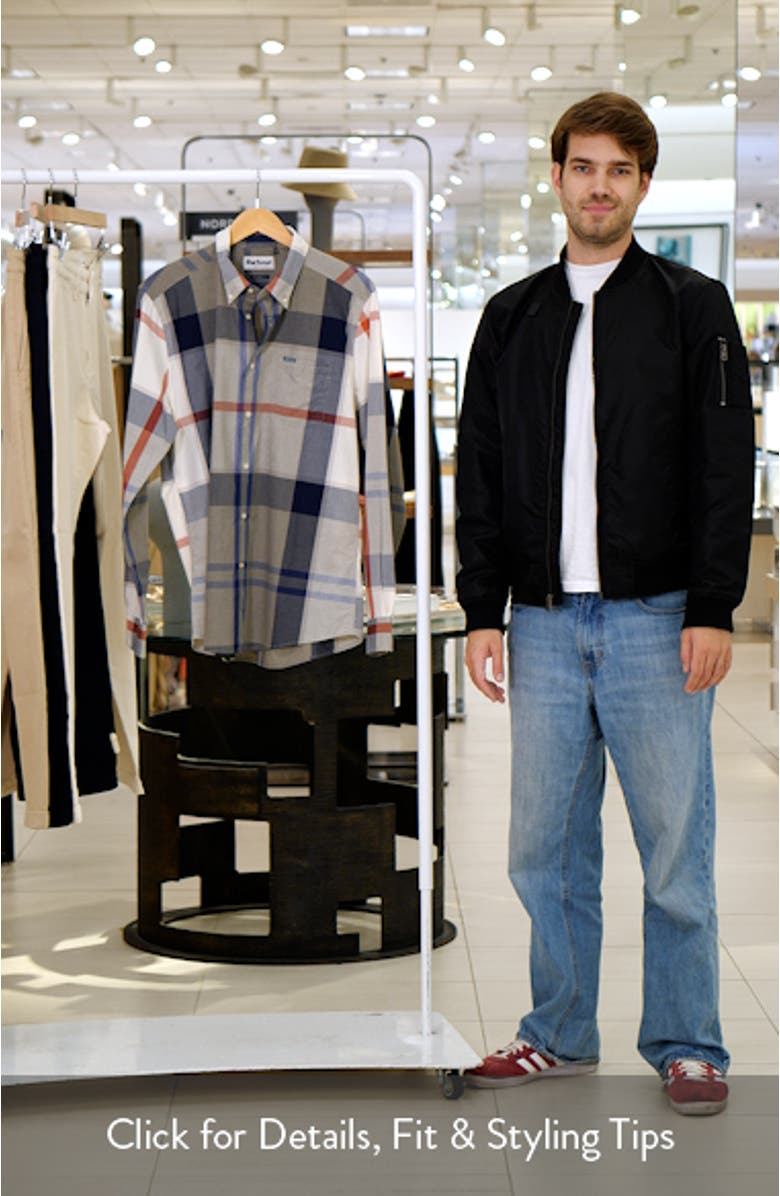 Harris Classic Fit Plaid Cotton Button-Down Shirt, sales video thumbnail