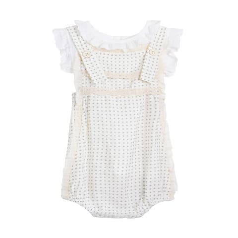 Dotted Lace Romper