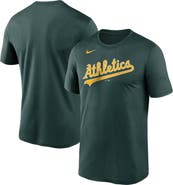 Nike Men's Nike Green Oakland Athletics Wordmark Legend Performance T-Shirt