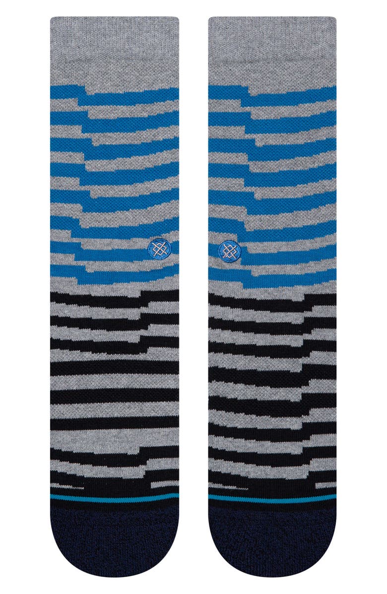 Stance Breakdown Stripe Crew Socks, Main, color, 