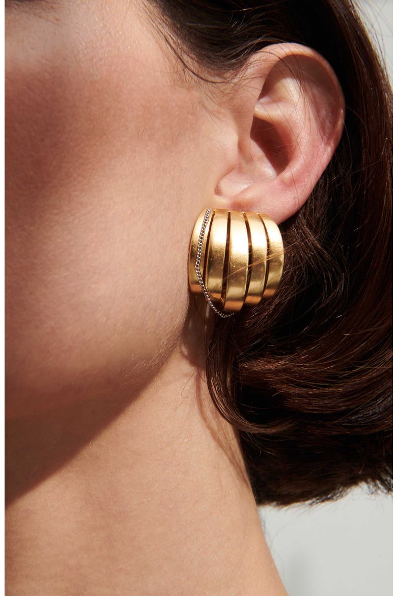 Allegra Hoop Earrings, Alternate, color, YELLOW