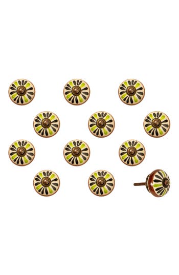 Kinetic 12-pack Knobs In Yellow Petals
