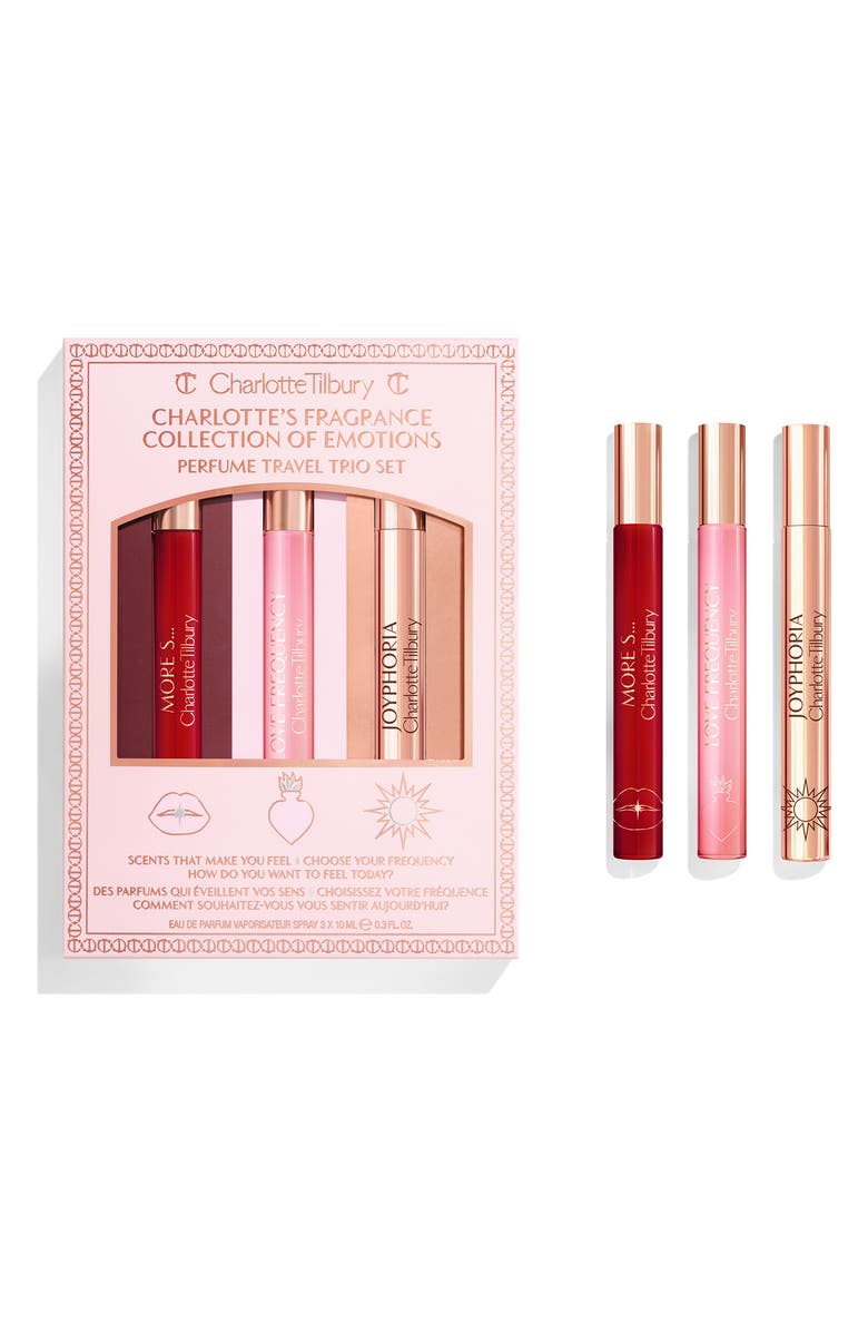 Charlotte Tilbury Charlotte's Fragrance Collection of Emotions Travel Set, Main, color, 