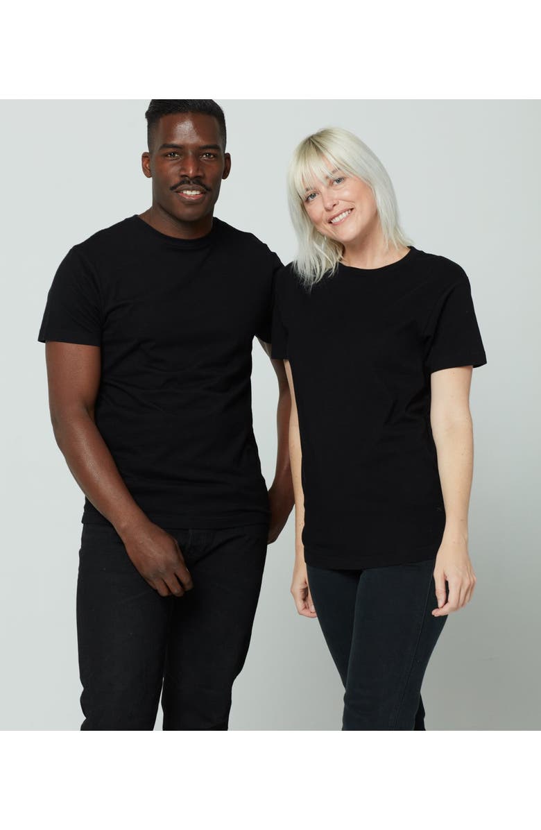 Known Supply Unisex Cotton T-Shirt, Main, color, Black
