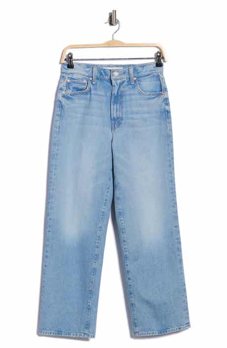 The Rambler Zip High Waist Flood Straight Leg Jeans