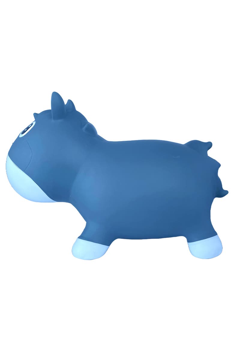 Pop It Up Fun2Give Bouncing Horse Jolly Blue, Plastic, Inflatable, Toddlers Age 12Mo+, Alternate, color, 