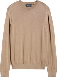 BOSS Overo Wool Blend Crewneck Sweater