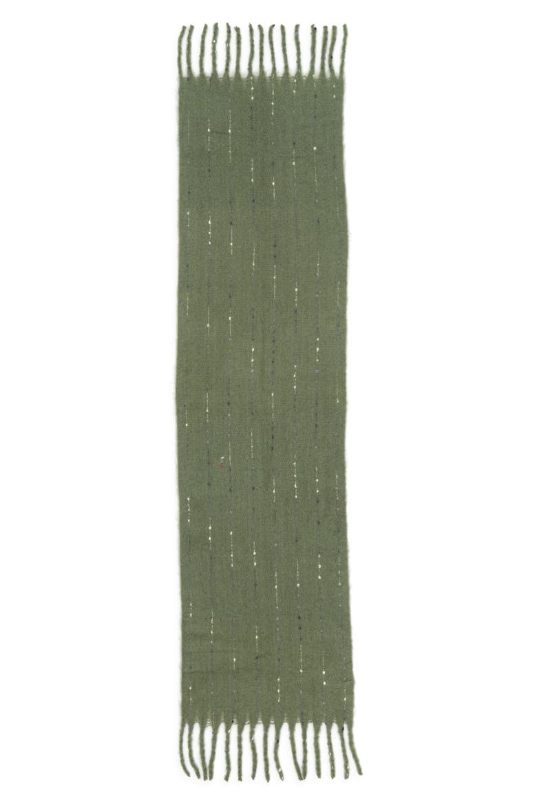 Soft Woven Scarf, Alternate, color, GREEN HEDGE