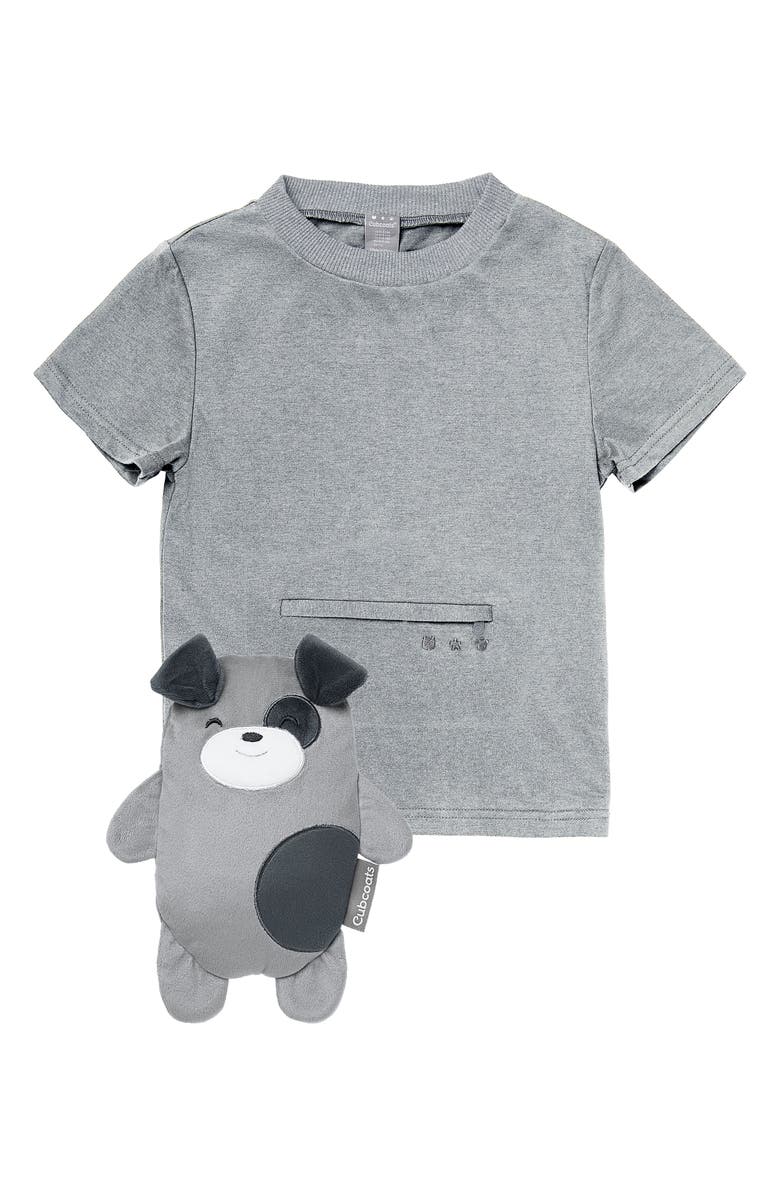 Cubcoats Pimm the Puppy 2-in-1 Stuffed Animal T-Shirt, Main, color, 