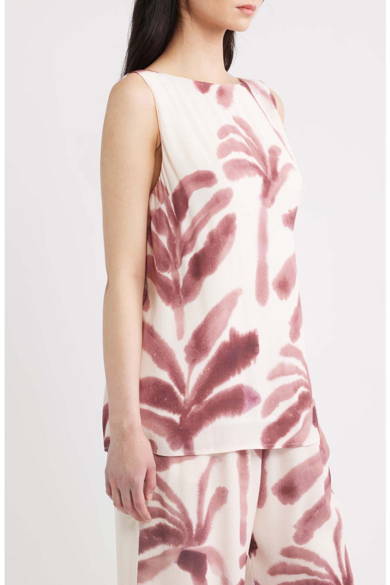 Isle Sleeveless Top, Alternate, color, COCOA