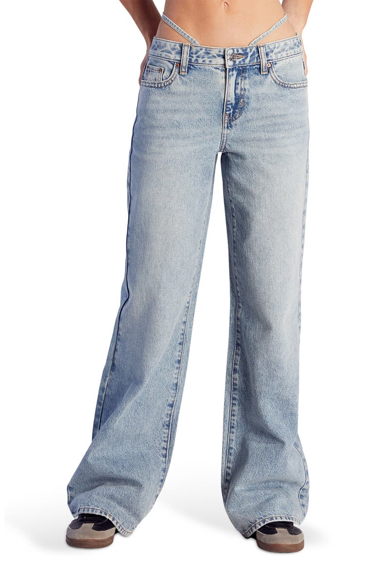 Casey Low Rise Baggy Jeans, Main, color, MEDIUM INDIGO