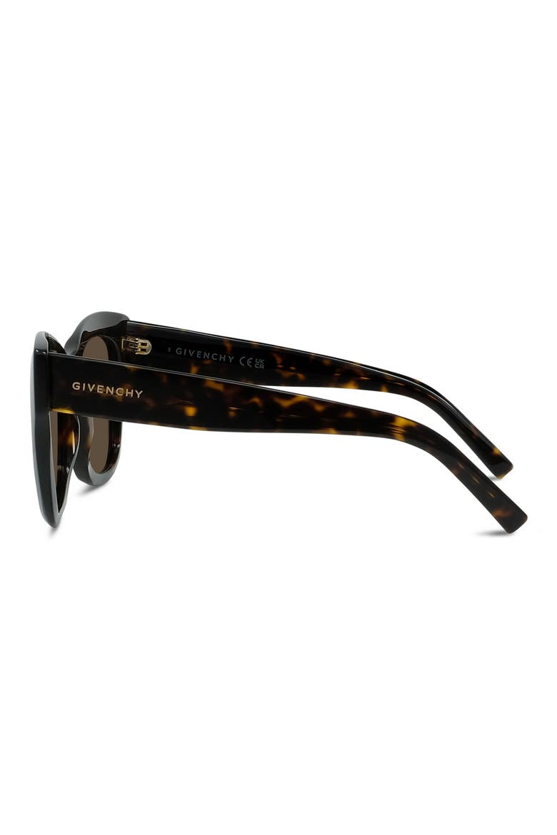 City 53mm Gradient Geometric Sunglasses (Nordstrom Exclusive), Alternate, color, DARK HAVANA / BROWN