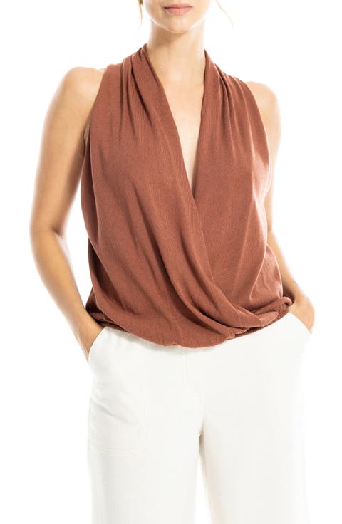 Drape Front Top
