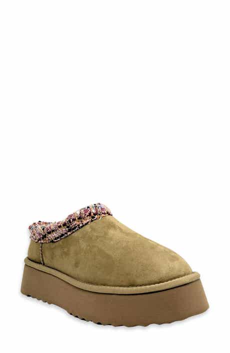 Tai Faux Suede Platform Mule