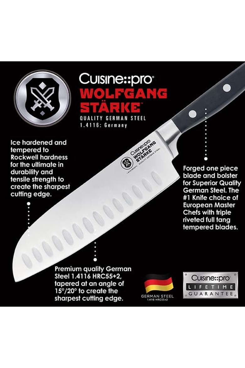 WOLFGANG STARKE 4-Piece Steak Knife Set, Alternate, color, Black