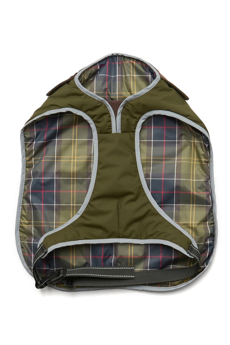 Monmouth Waterproof Dog Coat, Alternate, color, OLIVE