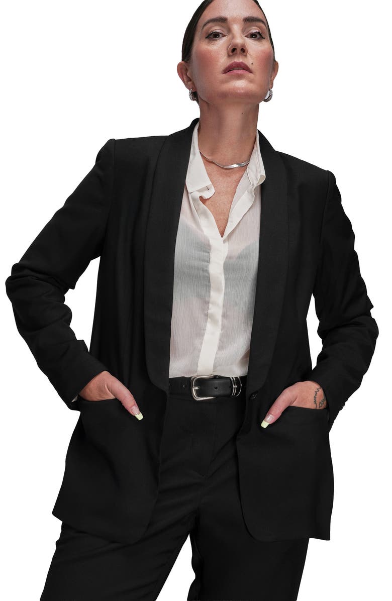 WILDFANG The Empower Tux Blazer, Main, color, Black