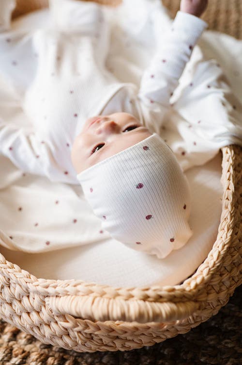 Ely's & Co. Baby Cotton Ribbed Zipper Footie