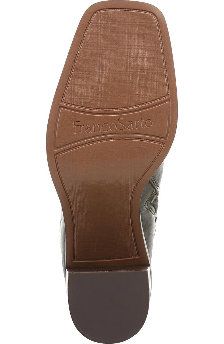 Franco Sarto Stevie Block Heel Bootie, Alternate, color, Deep Olive Green