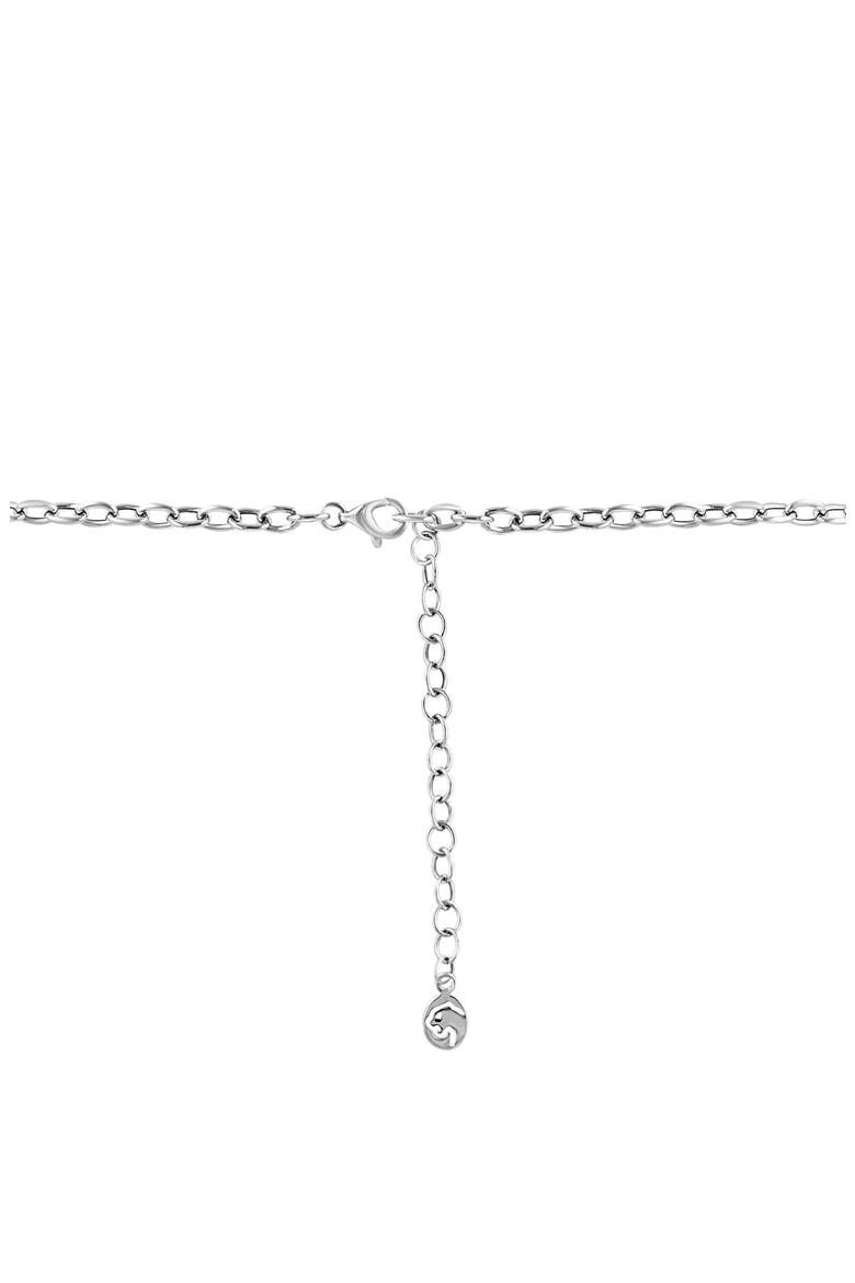 Sterling Silver Diamond Heart Pendant Necklace, Alternate, color, SILVER