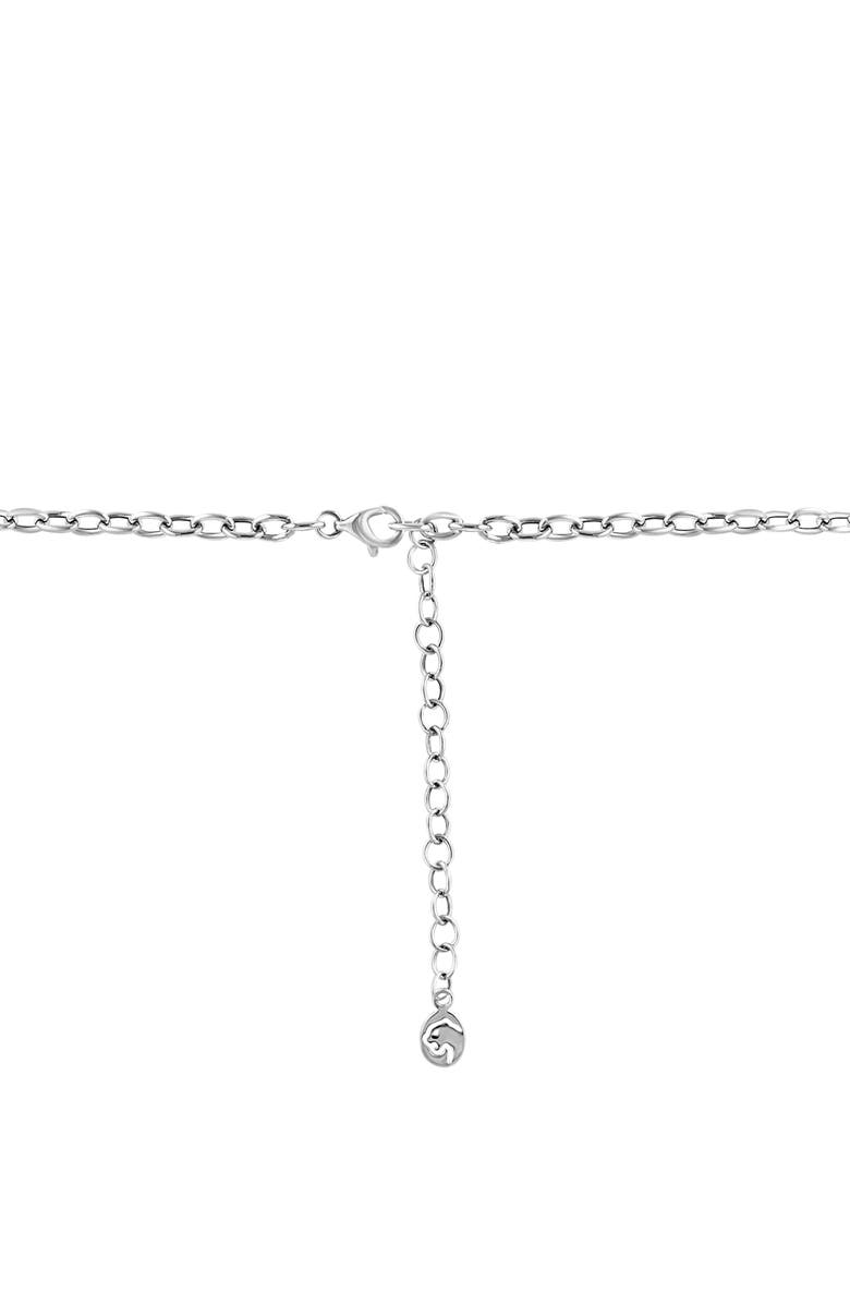 EFFY Sterling Silver Diamond Heart Pendant Necklace, Alternate, color, 