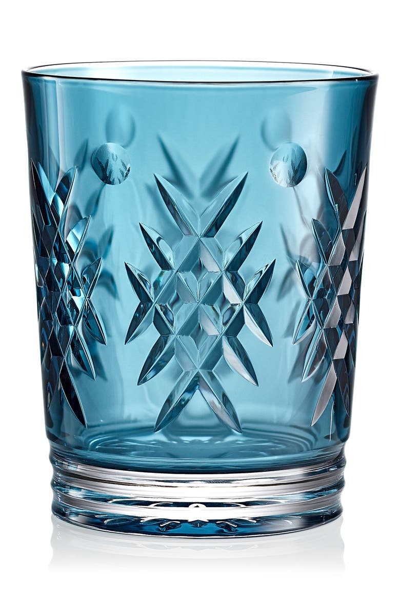 Winter Wonders Whiskey Glass, Main, color, BLUE