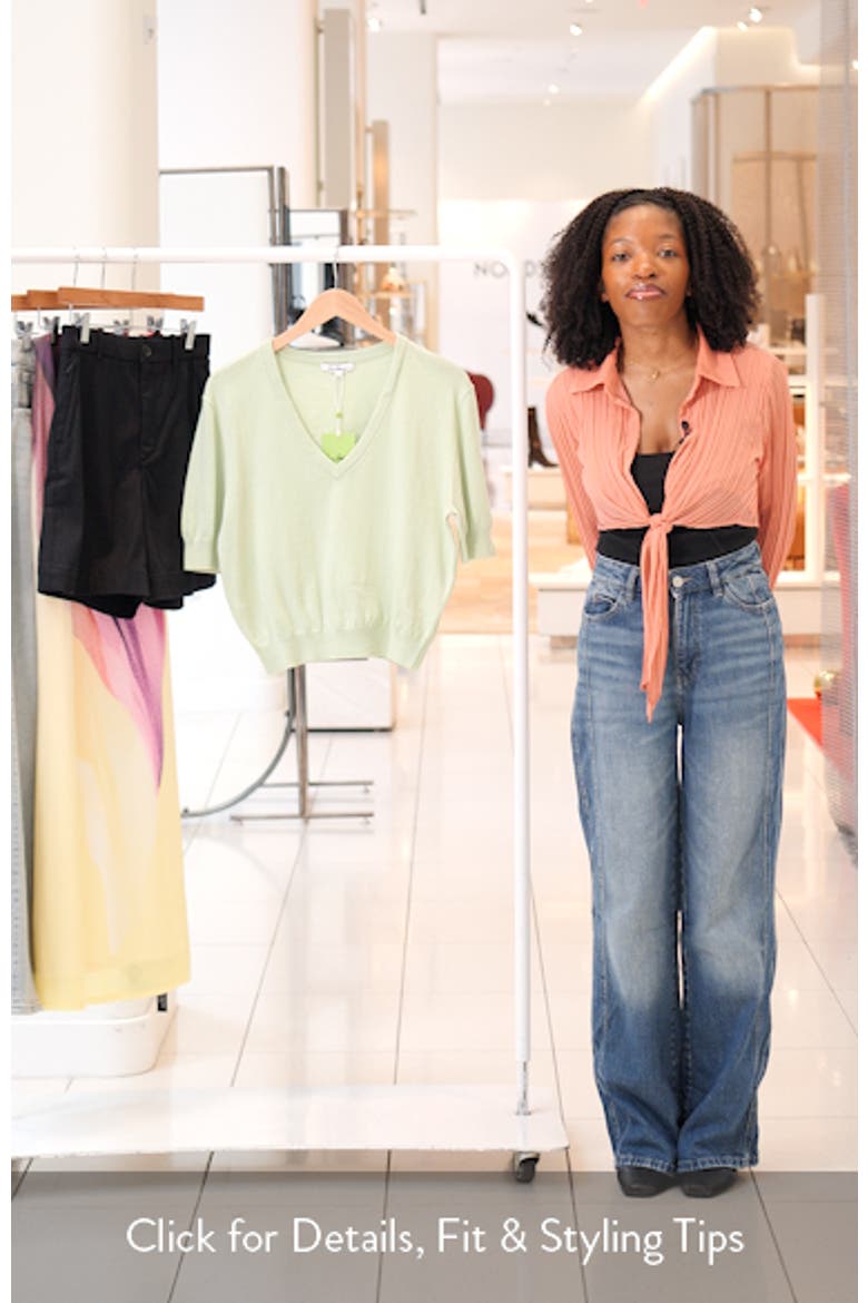V-Neck Crop Sweater video