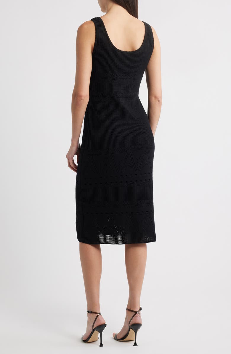 KOBI HALPERIN Emerson Open Stitch Sleeveless Dress, Alternate, color, 