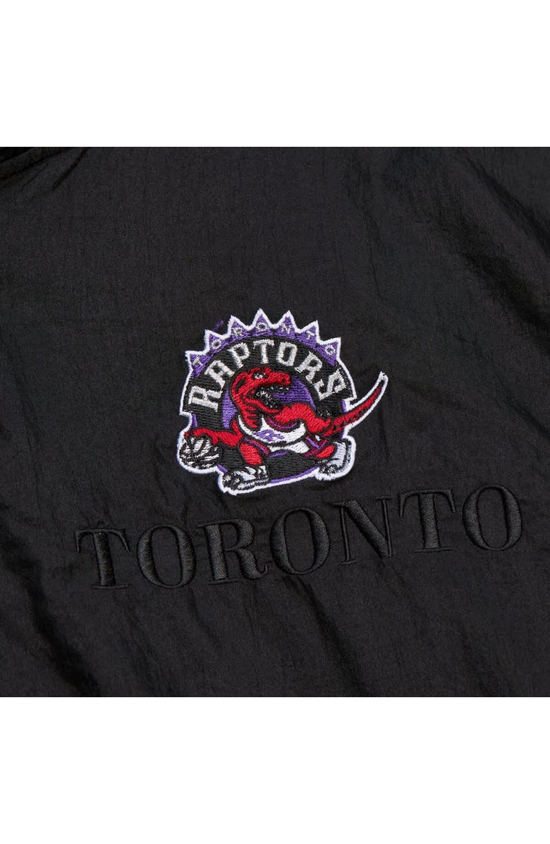 Mitchell & Ness Unisex Mitchell & Ness  Black Toronto Raptors Hardwood Classics Team OG 3.0 Anorak Half-Zip Windbreaker Jacket, Alternate, color, 