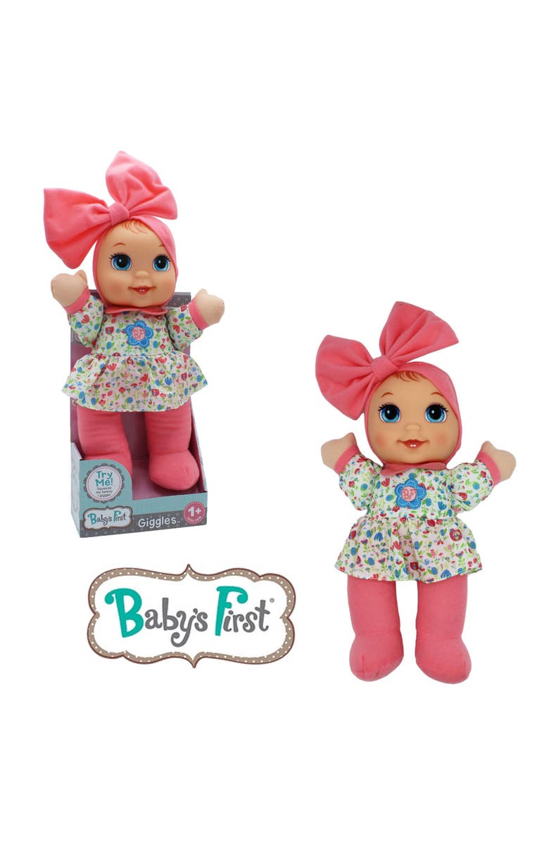 Baby's First Giggles Baby Doll Toy With Floral Top, Alternate, color, 