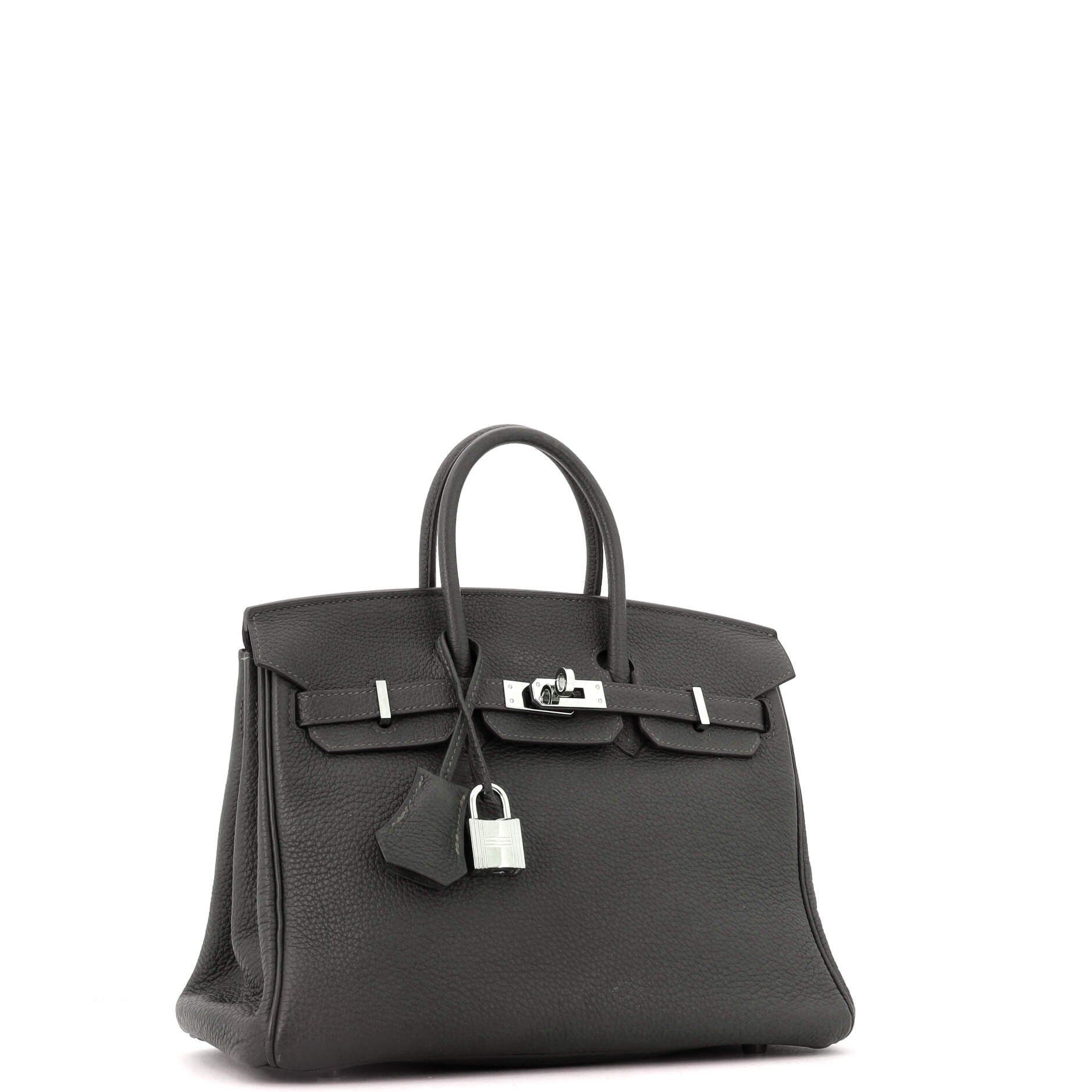 Birkin Handbag Green Togo with Palladium Hardware 25, Alternate, color, Green
