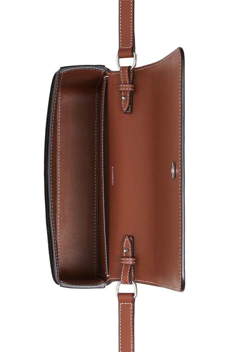 Burberry Small Hampshire Canvas Shoulder Bag, Alternate, color,