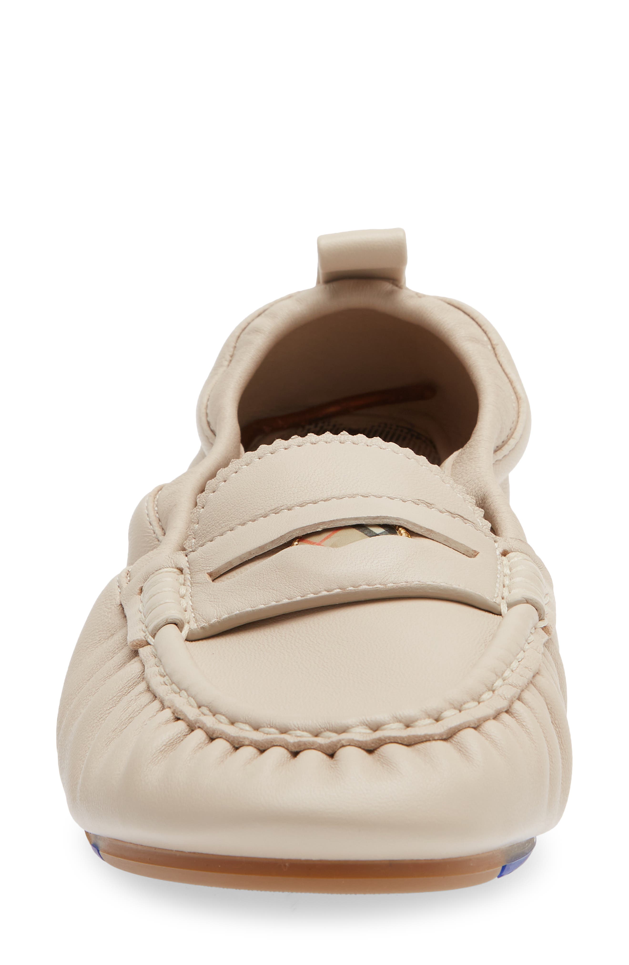 Burberry Fawn Ballet Flat, Alternate, color, Nutmeg