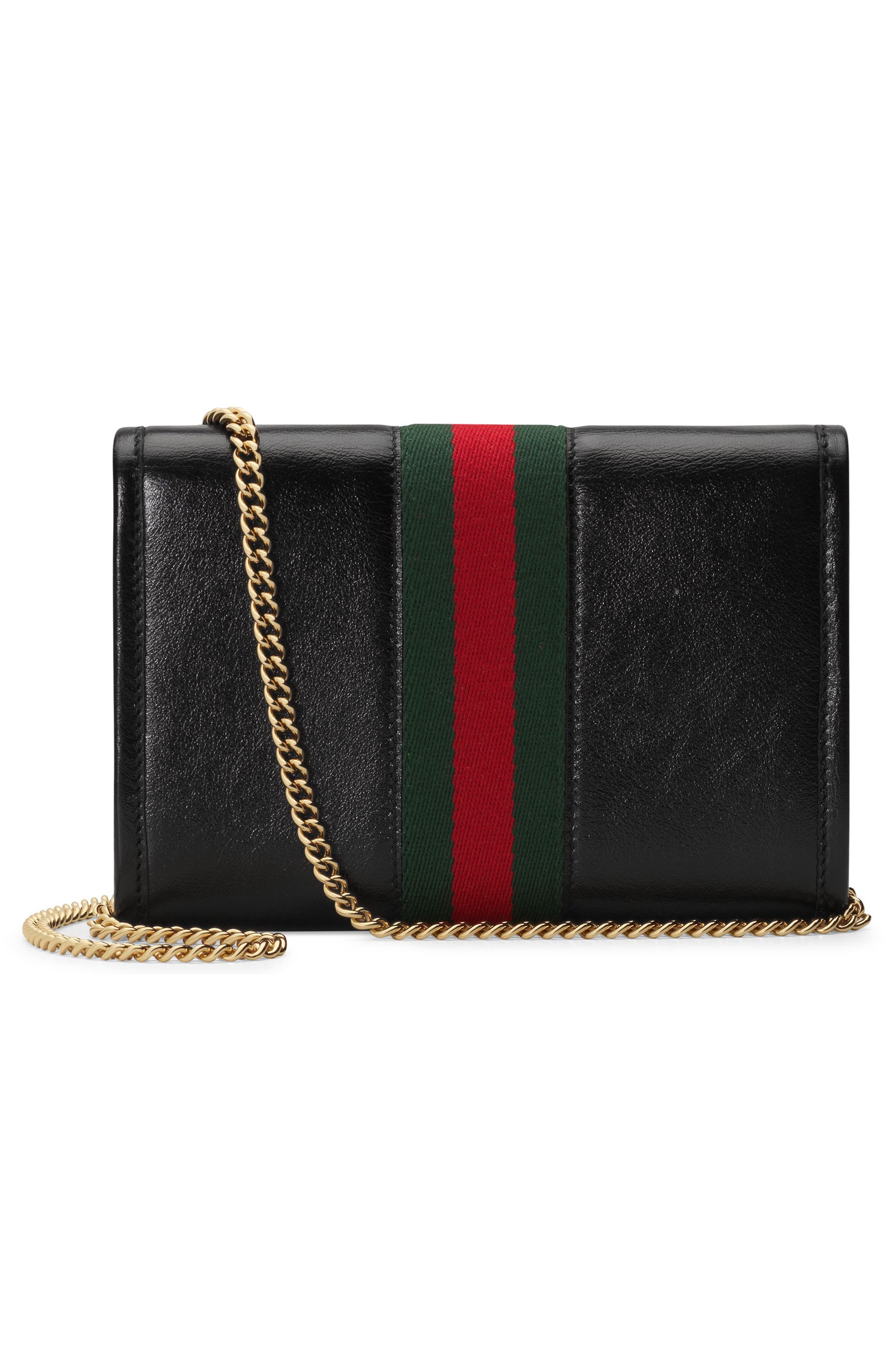 Gucci MiniLeather Crossbody Bag, Alternate, color, 